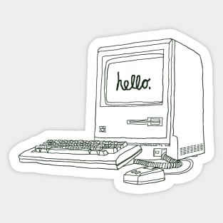 Macintosh Sticker